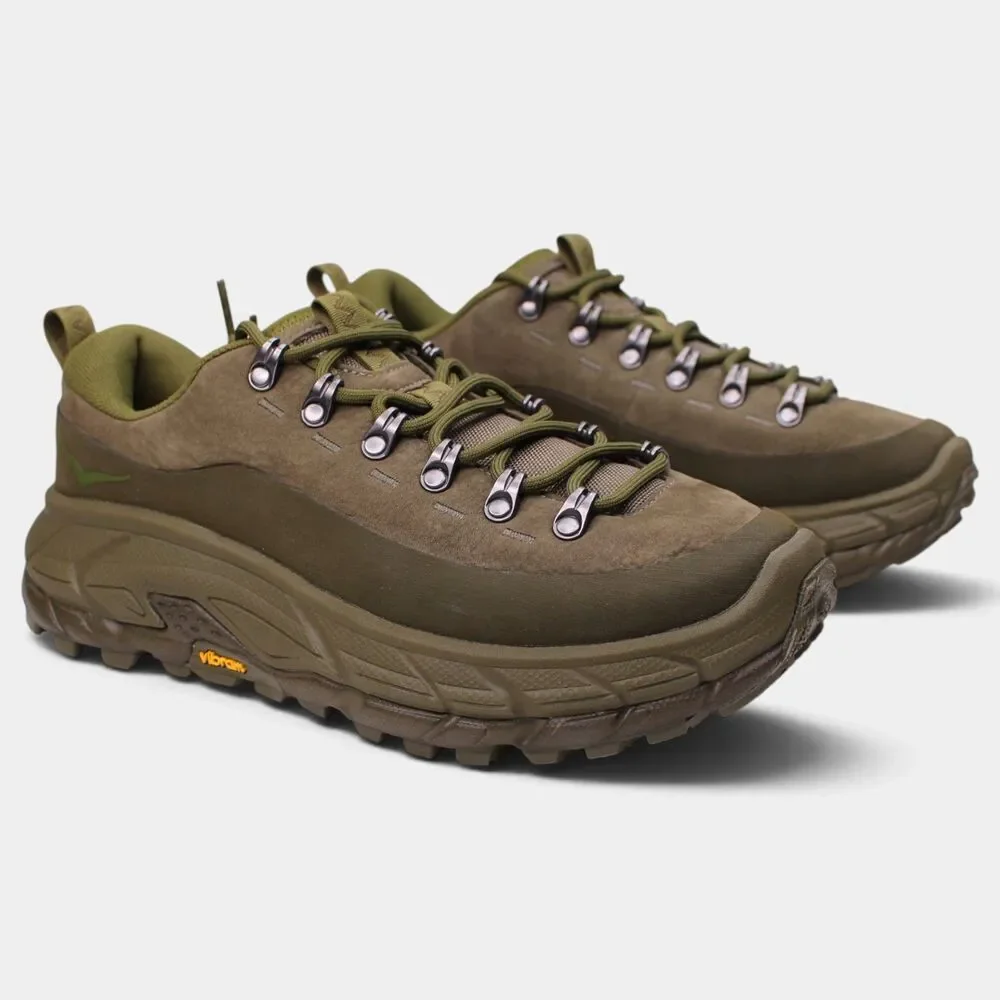 HOKA Tor Summit M8.5 W9.5 Moss Green Vibram Hiking Sneakers New